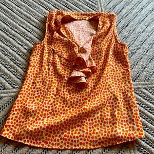 Ann Taylor spotted shirt